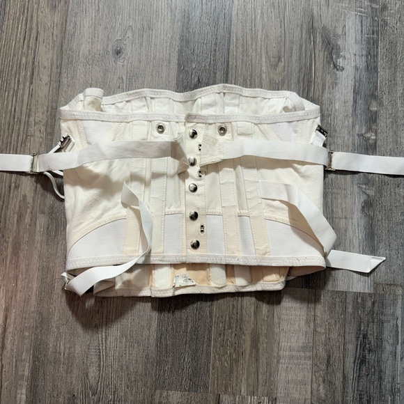 Vintage 1960s Camp Corset Back BraceCorset Corset with Structured Design